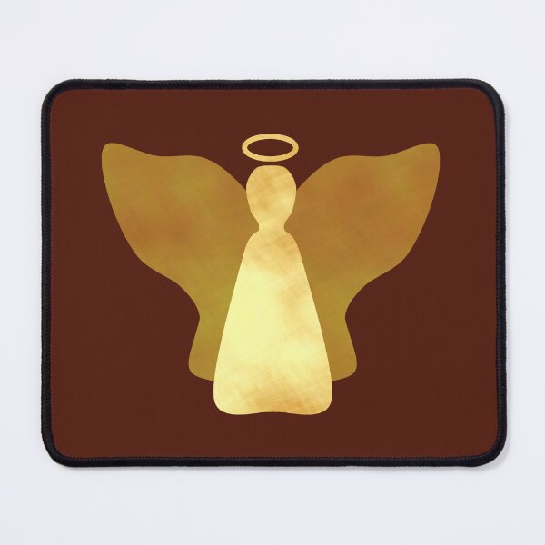 Item preview, Golden Angel on brown - Calm, Sensory-Friendly designed and sold by CreaTwinkles.