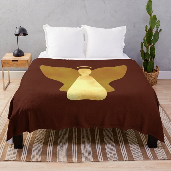 Item preview, Golden Angel on brown - Calm, Sensory-Friendly designed and sold by CreaTwinkles.