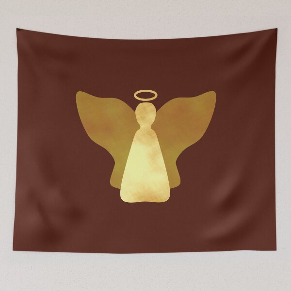 Item preview, Golden Angel on brown - Calm, Sensory-Friendly designed and sold by CreaTwinkles.