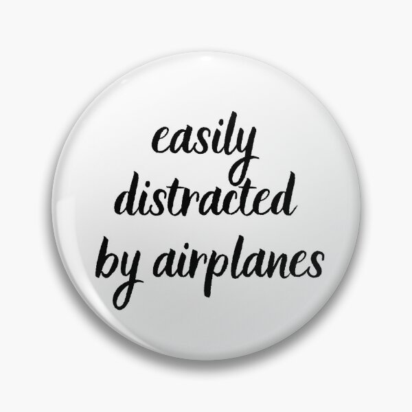 Item preview, Easily Distracted by Airplanes • Fun Aviation Design for Airplane Lovers designed and sold by Aviator’s Gallery.