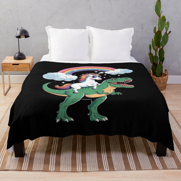 Item preview, Unicorn Riding Dinosaur Boys Girls Men Women Rainbow  designed and sold by NeomiStoreSS.