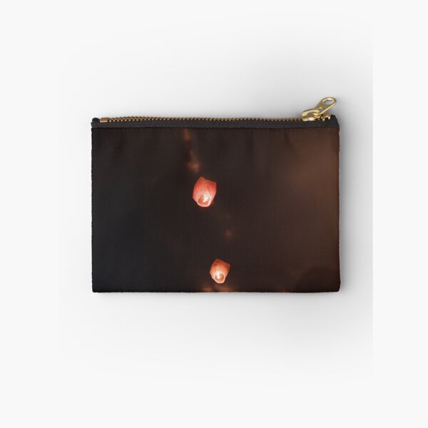 Item preview, Warm Glow of Two Sky Lanterns Against the Dark Night designed and sold by MDB_Shop.