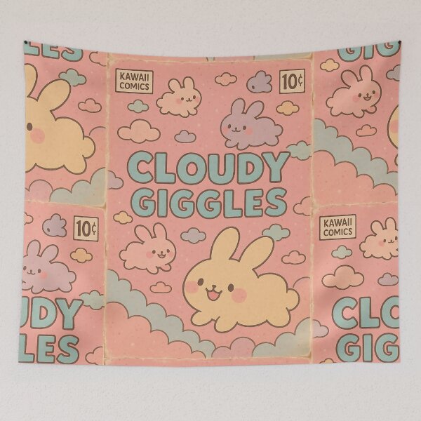 Item preview, Pastel Kawaii: Cloudy Giggles designed and sold by bapupa.