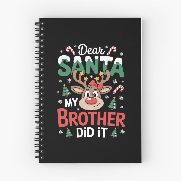 Item preview, Dear Santa My Brother Did It Christmas Pajama Kids designed and sold by MathisBellanger.