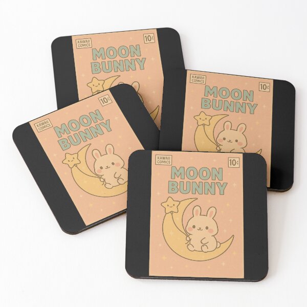 Item preview, Pastel Kawaii: Moon Bunny designed and sold by bapupa.