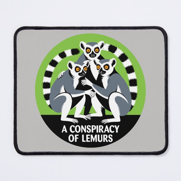 Item preview, A Conspiracy of Lemurs. Version 2 designed and sold by ArthousePromos.