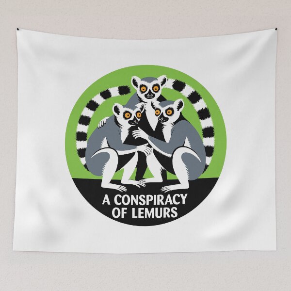 Item preview, A Conspiracy of Lemurs. Version 2 designed and sold by ArthousePromos.