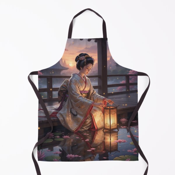 Item preview, Kōdai-in (Lady Nene) — The Lantern of Serenity | Japanese Historical Fantasy Art designed and sold by Mori-no-Akari.