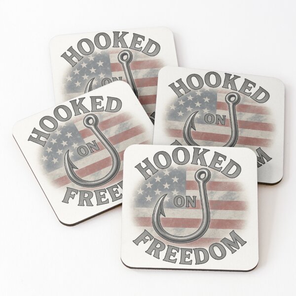 Item preview, Hooked on Freedom | Patriotic Fishing Shirt by Line & Legacy designed and sold by lineandlegacy.