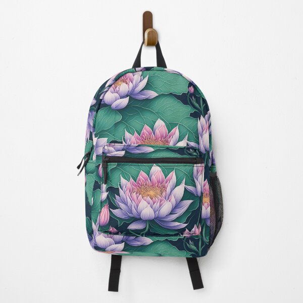 Item preview, Floral pattern: Mystical water lily splendor designed and sold by HA-Design-Kunst.