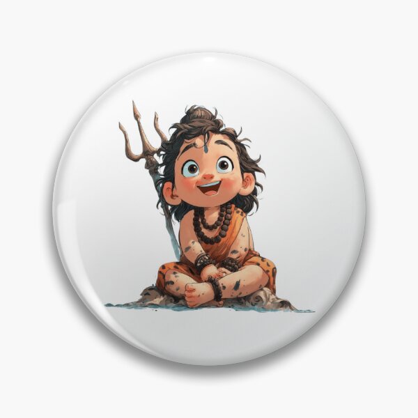 Item preview, Baby Mahadev Sitting Sticker designed and sold by krishana07.