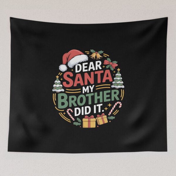 Item preview, Dear Santa My Brother Did It Christmas Pajamas Xmas designed and sold by MathisBellanger.