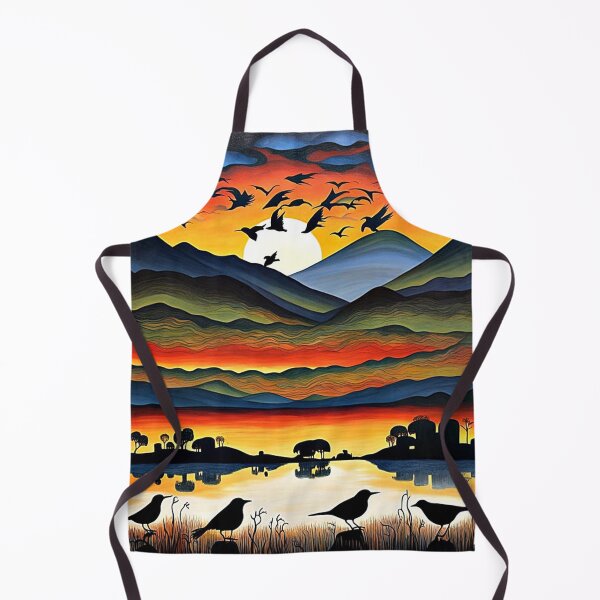 Item preview, Sunset Silhouetted Birds 2 designed and sold by George Hutton Hunter.