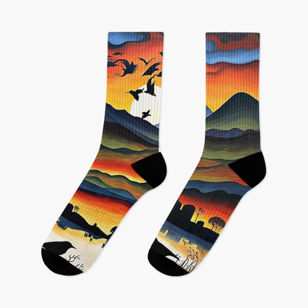 Item preview, Sunset Silhouetted Birds 2 designed and sold by George Hutton Hunter.