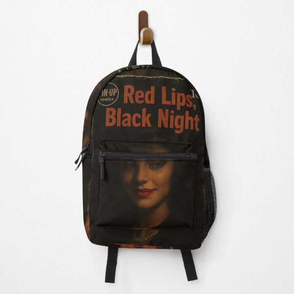 Item preview, Pin-Up Noir: Red Lips, Black Night designed and sold by bapupa.