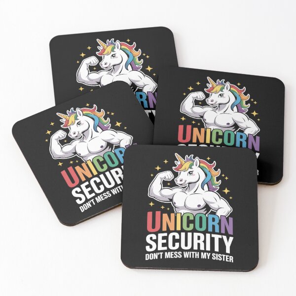 Item preview, Unicorn Security Don't Mess With My Sister  designed and sold by NeomiStoreSS.