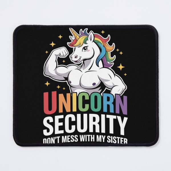 Item preview, Unicorn Security Don't Mess With My Sister designed and sold by NeomiStoreSS.