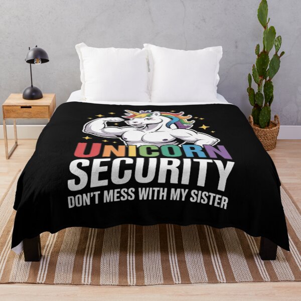 Item preview, Unicorn Security Don't Mess With My Sister  designed and sold by NeomiStoreSS.