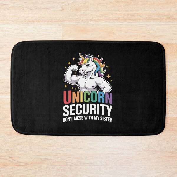Item preview, Unicorn Security Don't Mess With My Sister  designed and sold by NeomiStoreSS.
