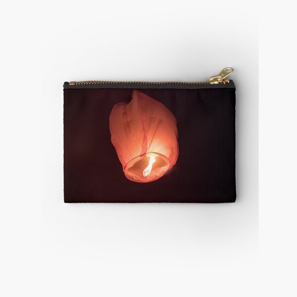 Item preview, Ethereal Glow: Floating Chinese Sky Lantern Rising in the Dark Night designed and sold by MDB_Shop.