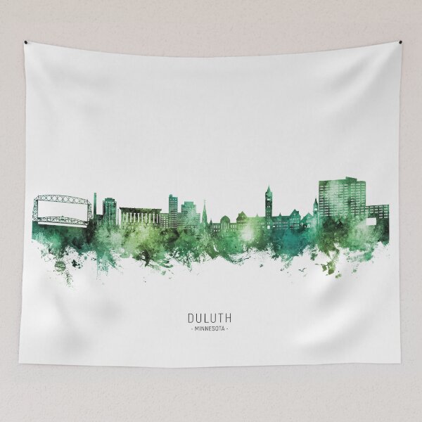 Item preview, Duluth Minnesota Skyline designed and sold by ArtPrints.