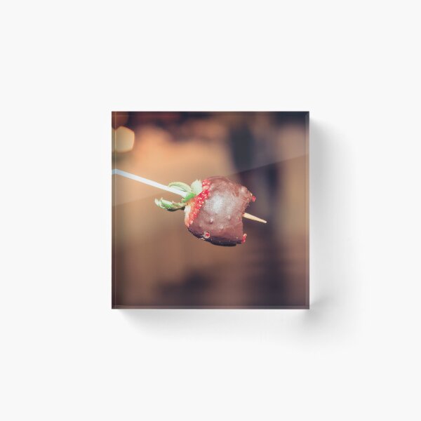 Item preview, Indulgent Bite of Chocolate Dipped Strawberry on a Skewer designed and sold by MDB_Shop.