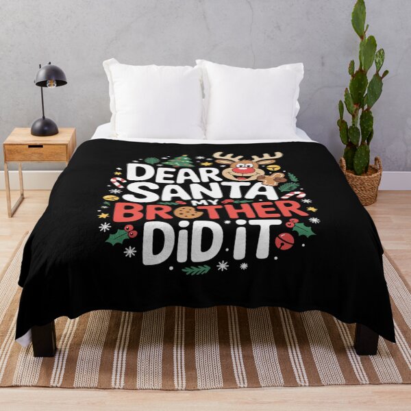 Item preview, Dear Santa My Brother Did It Christmas845 designed and sold by MathisBellanger.