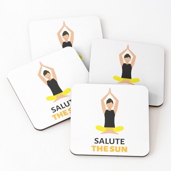 Item preview, Salute the Sun – Yoga Girl Design for Mindful Energy and Inner Peace designed and sold by Ani-24.