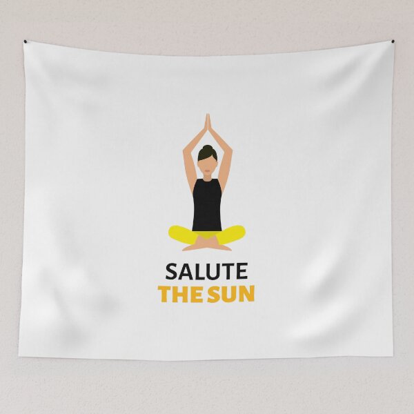 Item preview, Salute the Sun – Yoga Girl Design for Mindful Energy and Inner Peace designed and sold by Ani-24.