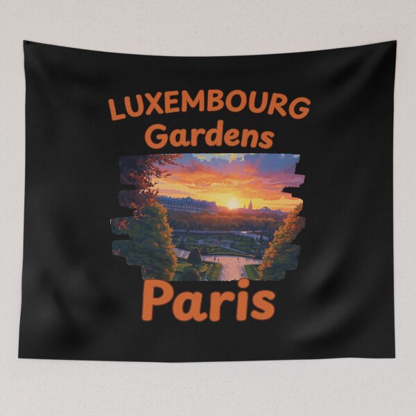 Item preview, Luxembourg Gardens Paris Sunset designed and sold by Guess4best.