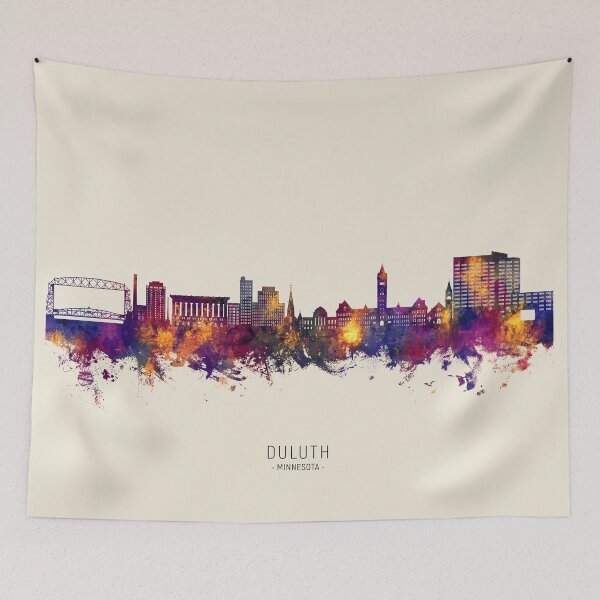 Item preview, Duluth Minnesota Skyline designed and sold by ArtPrints.