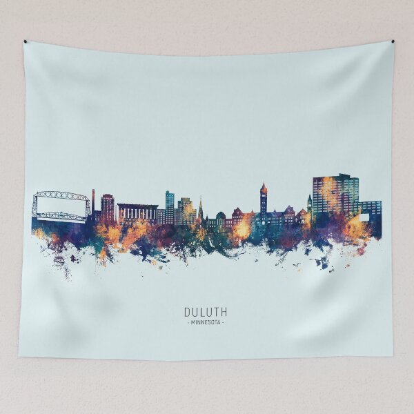 Item preview, Duluth Minnesota Skyline designed and sold by ArtPrints.
