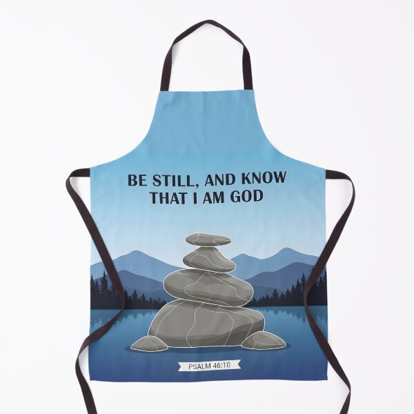 Item preview, Peaceful Stacked Stones with Psalm 46:10 Scripture Art. designed and sold by loveandlightrb.