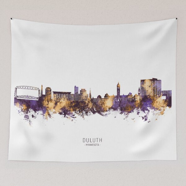 Item preview, Duluth Minnesota Skyline designed and sold by ArtPrints.