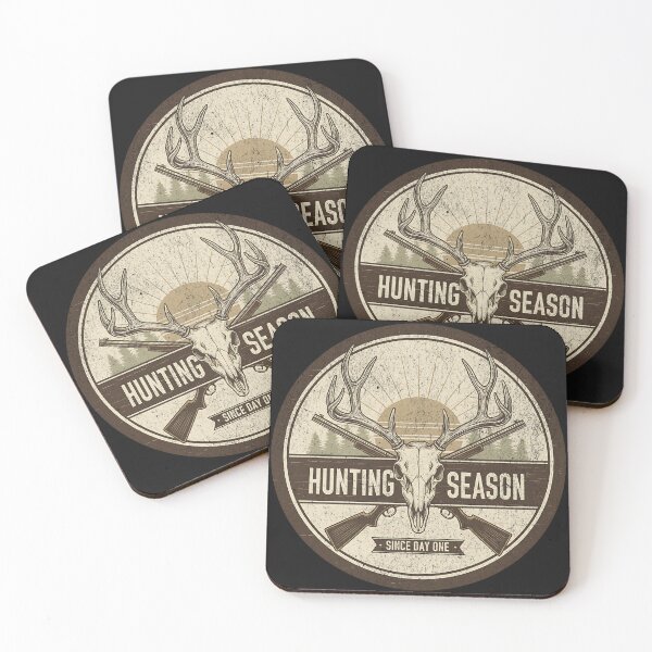 Item preview, Hunting Season Deer Skull Emblem – Rustic Outdoor Art designed and sold by AwesomeBeyondLimits.