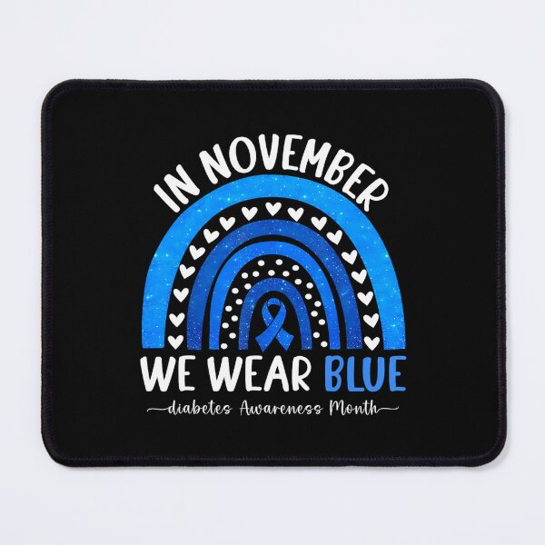 Item preview, Style Vintage Blue Quote November Support Bow Month designed and sold by Williammarger.