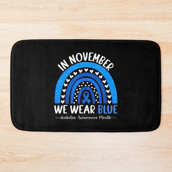 Item preview, Style Vintage Blue Quote November Support Bow Month designed and sold by Williammarger.