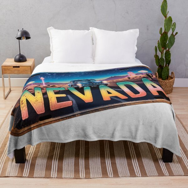 Item preview, Nevada Route 66 Style Vintage Plate designed and sold by The Souvenir Dept..