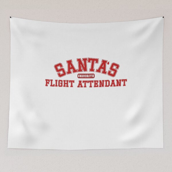 Item preview, Santa’s Favorite Flight Attendant Christmas Design | Festive Cabin Crew Gift designed and sold by Aviator’s Gallery.