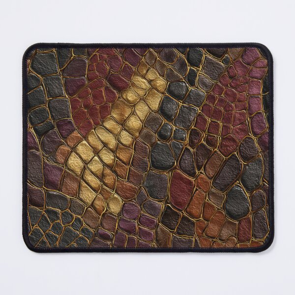 Item preview, Chic Deep-Toned Crocodile Skin Texture For Teacher Gift designed and sold by RoyalStarsPatts.
