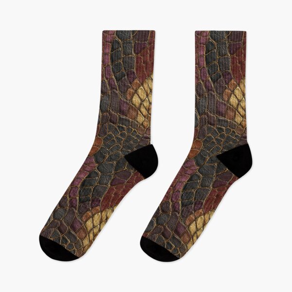 Item preview, Chic Deep-Toned Crocodile Skin Texture For Teacher Gift designed and sold by RoyalStarsPatts.