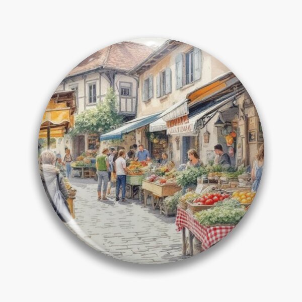 Item preview, Village market (France) designed and sold by jefboutique6150.