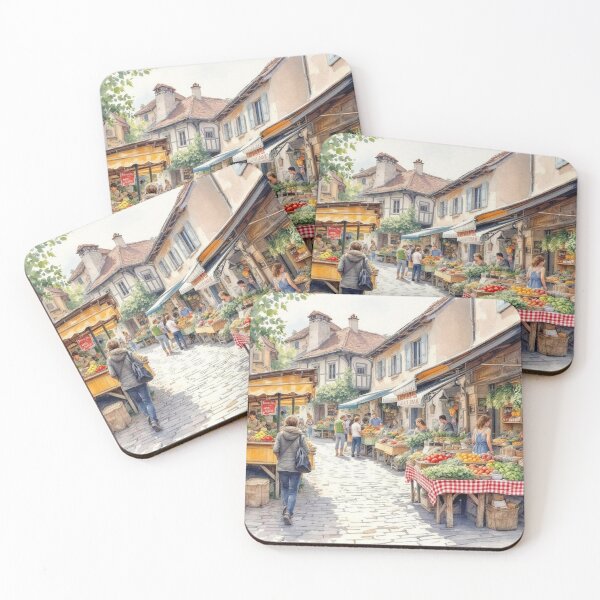 Item preview, Village market (France) designed and sold by jefboutique6150.