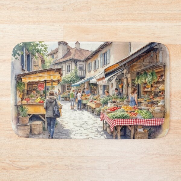Item preview, Village market (France) designed and sold by jefboutique6150.