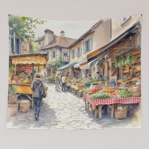 Item preview, Village market (France) designed and sold by jefboutique6150.