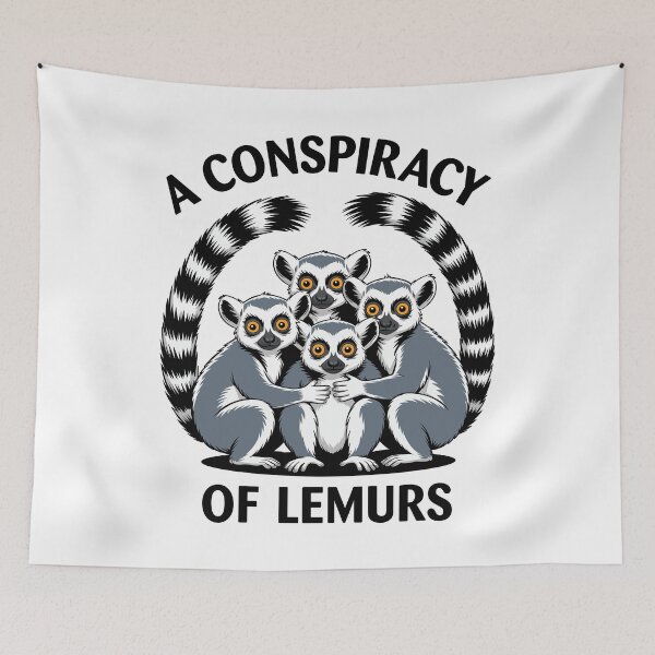 Item preview, A Conspiracy of Lemurs. Version 3 designed and sold by ArthousePromos.