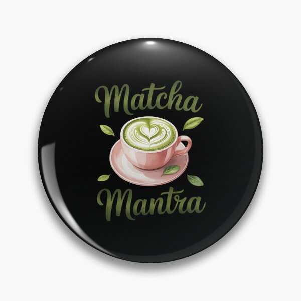 Item preview, Cute Matcha Mantra Tea and Leaves Graphic designed and sold by LeeEvans222.