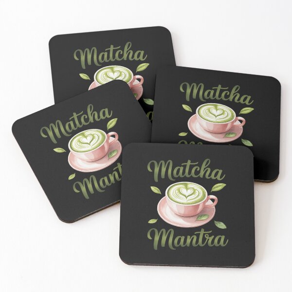 Item preview, Cute Matcha Mantra Tea and Leaves Graphic designed and sold by LeeEvans222.