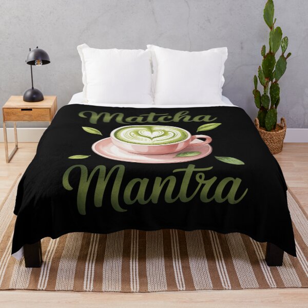 Item preview, Cute Matcha Mantra Tea and Leaves Graphic designed and sold by LeeEvans222.