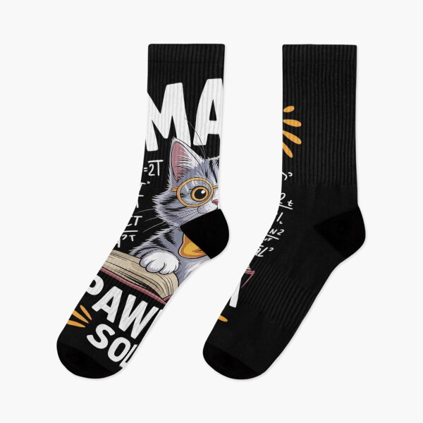 Item preview, Cute Math Cat Pawblem Solver Funny Nerdy Pun designed and sold by LeeEvans222.